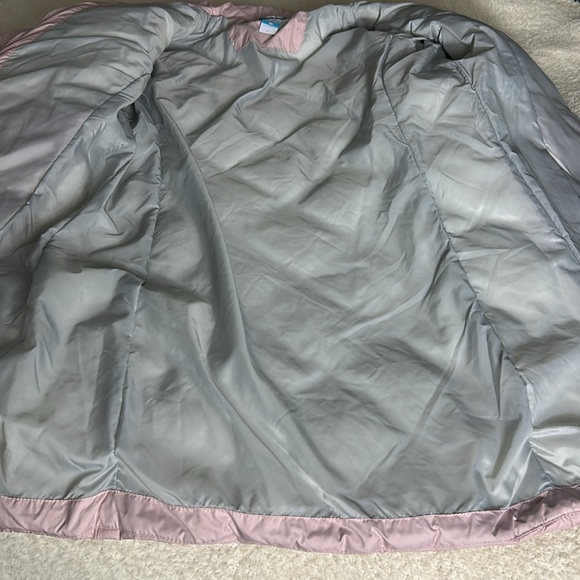 Columbia I Icy Heights Pink Mid Length Down Parka Size L - Picture 8 of 11